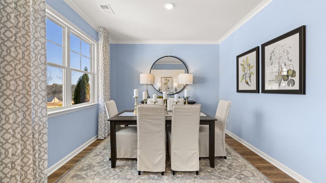 Representative furnished interior of a home built from the HAYDEN Express by D.R. Horton in WillowBrook, Winder (Image 8).