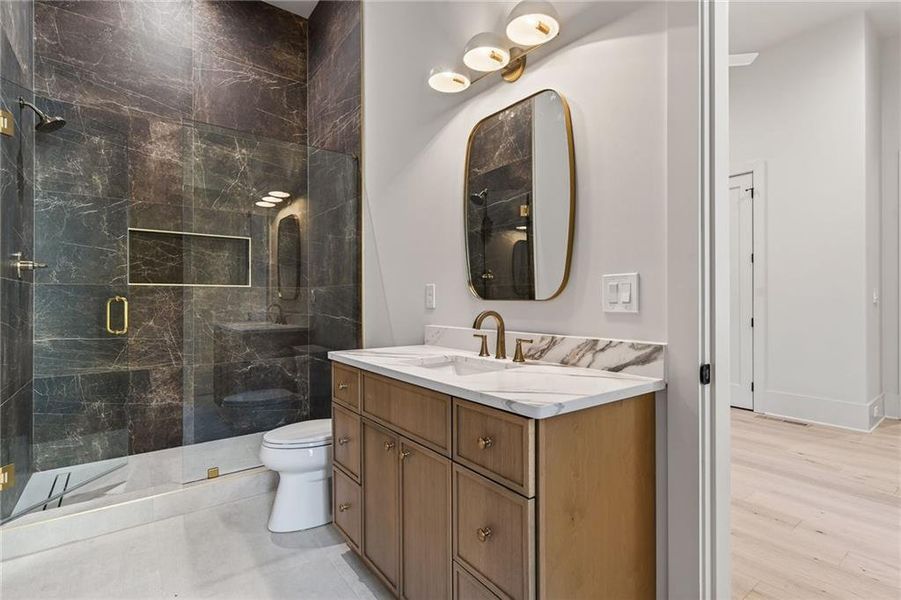 Furnished interior view inside a new home in , Atlanta (Image 35).