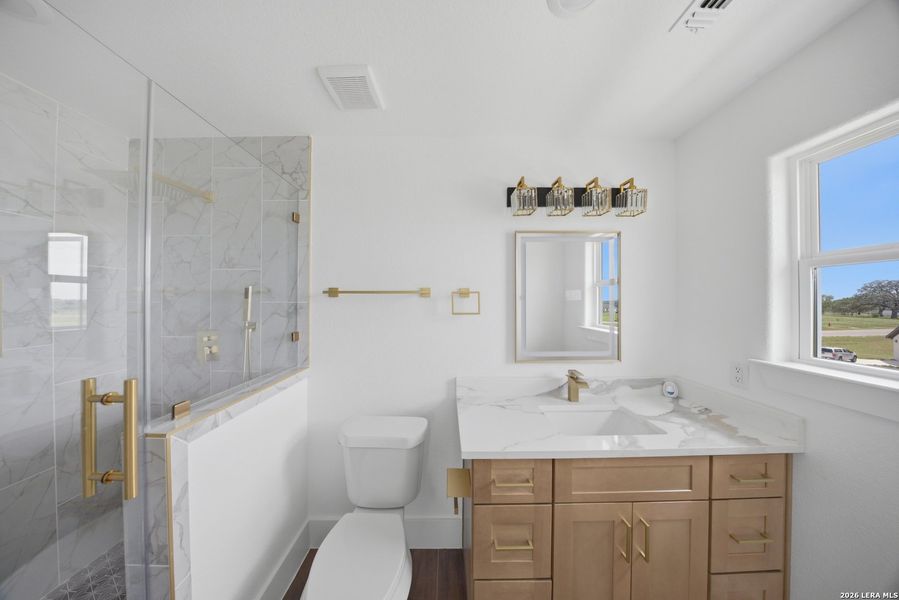 Furnished interior view inside a new home in , Floresville (Image 6).