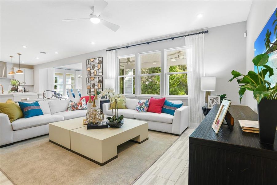 Furnished interior view inside a new home in Coastal Gardens, Palm Coast (Image 12).