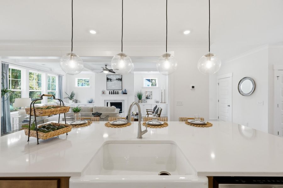 Furnished interior view inside a new home in , Summerville (Image 8).