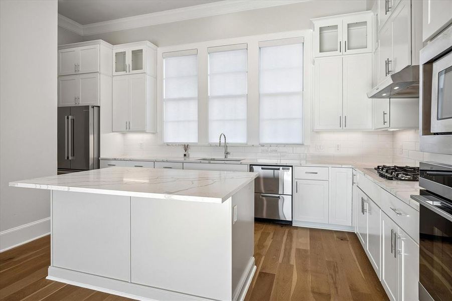 Furnished interior view inside a new home in , Addison (Image 5).