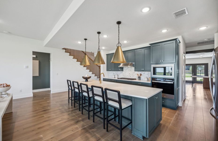 Furnished interior view inside a new home in Westside Preserve, Midlothian (Image 21).