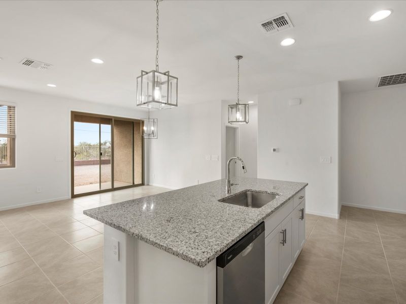 Furnished interior view inside a new home in Alamar at Rocking K, Tucson (Image 5). Furnished interior view inside a new home in Alamar at Rocking K, Tucson (Image 5).