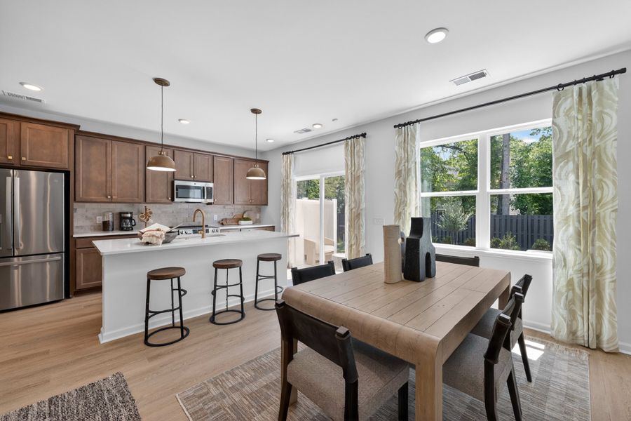 Representative furnished interior of a home built from the Hanover by Tri Pointe Homes in Amplitude, Charlotte (Image 9).