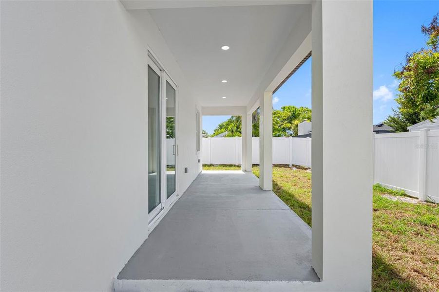 Exterior details and patio area of a home in , Port Richey (Image 26).