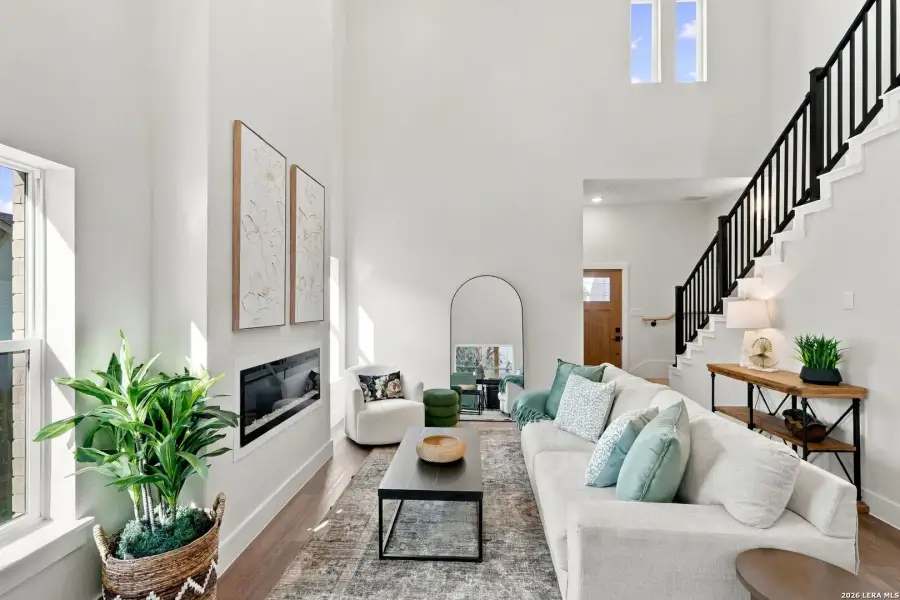 Furnished interior view inside a new home in , San Antonio (Image 18). Furnished interior view inside a new home in , San Antonio (Image 18).
