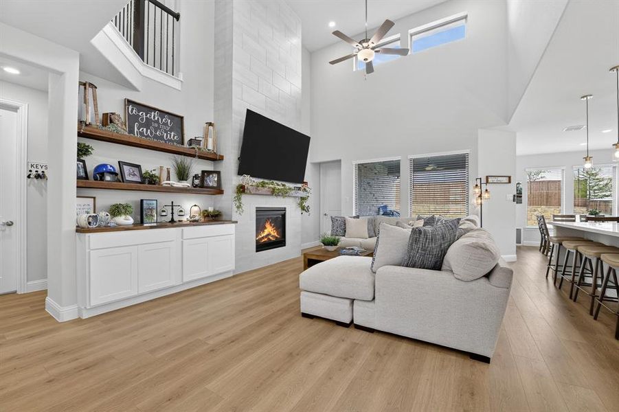 Furnished interior view inside a new home in South Oak, Lakewood Village (Image 24).