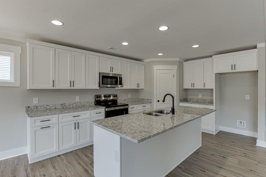 Furnished interior view inside a new home in , Hartwell (Image 15).