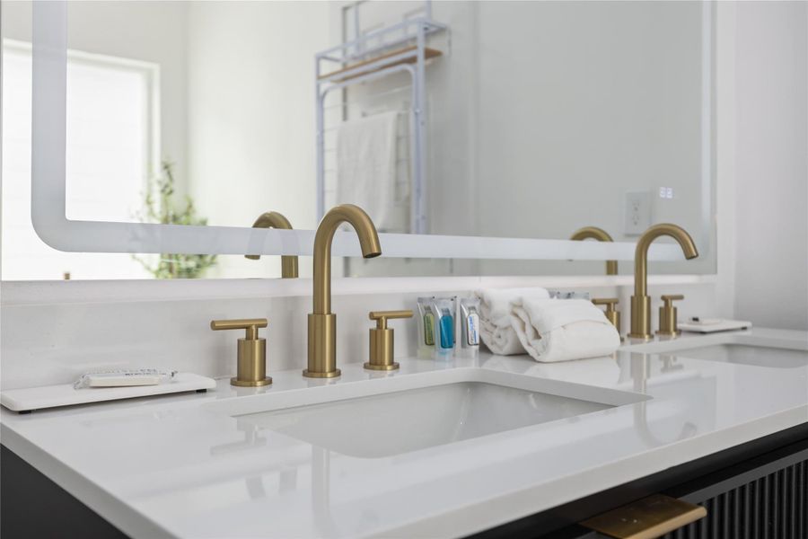 Close-up of interior finishes inside a home in , Houston (Image 19).