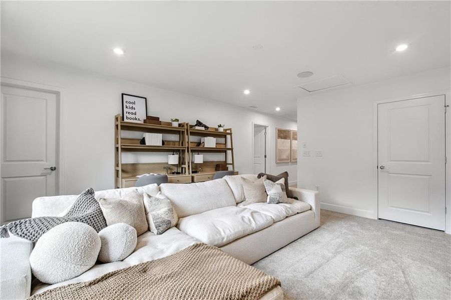 Furnished interior view inside a new home in Haverhill Estates, Dacula (Image 15).