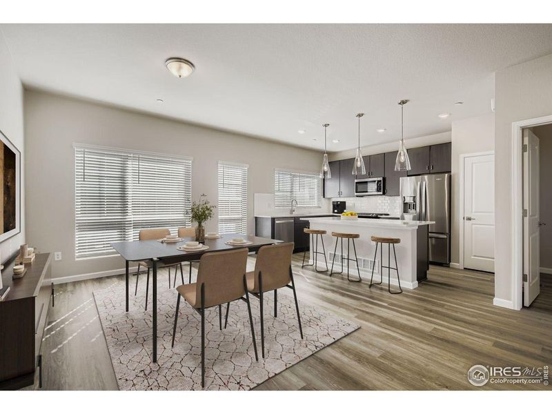 Furnished interior view inside a new home in Northfield, Fort Collins (Image 19).