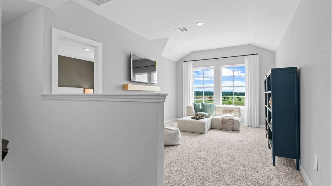 Furnished interior view inside a new home in Tamarron, Fulshear (Image 29).