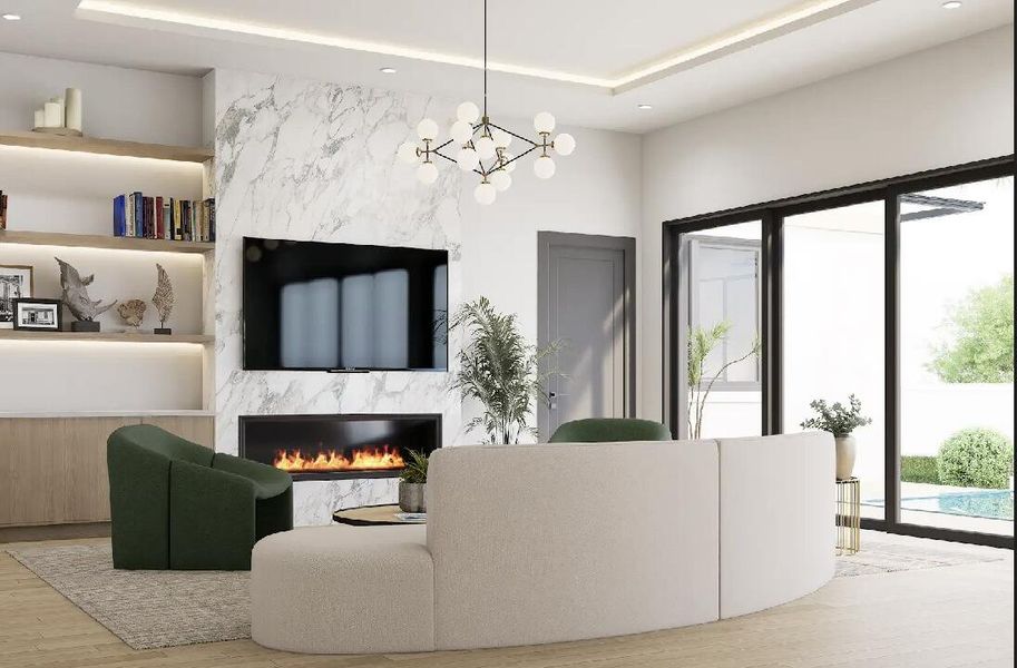Living Room Rendering
