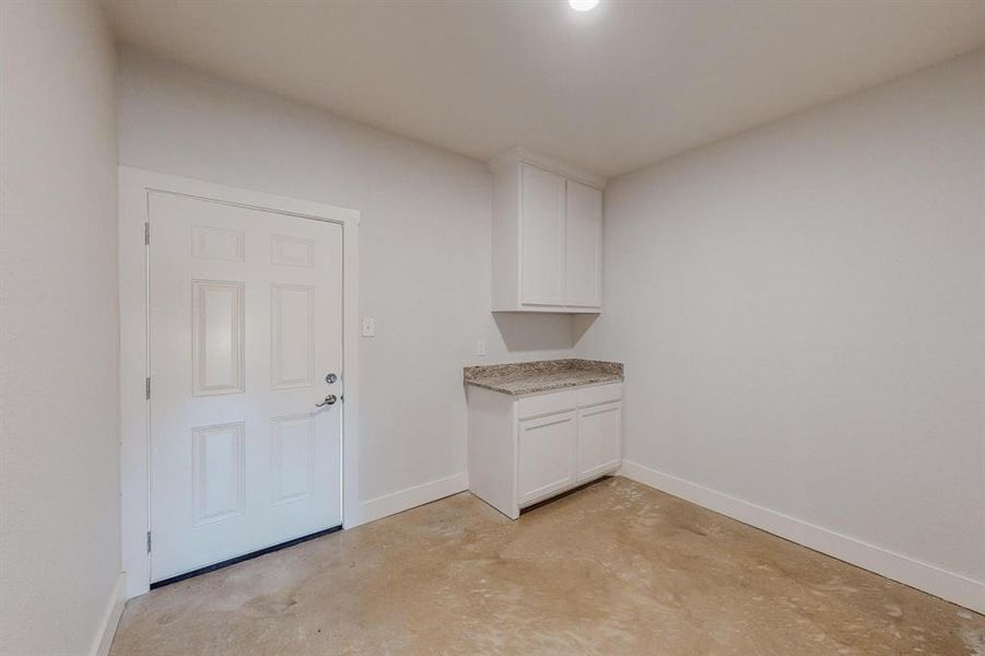 View of laundry room