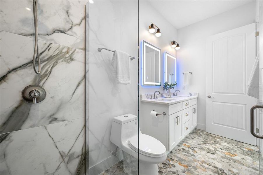 Furnished interior view inside a new home in , Madeira Beach (Image 9).