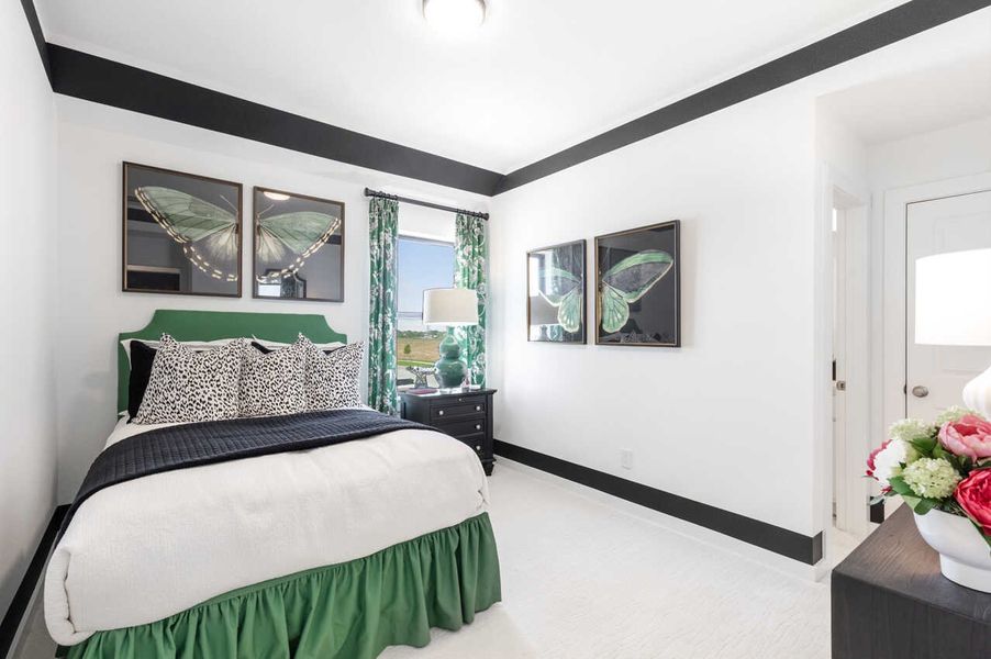 Representative Secondary Bedroom - some options shown