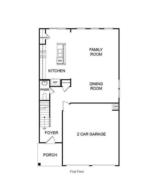 2D floor plan layout of this home in , Dawsonville, GA (Image 6).