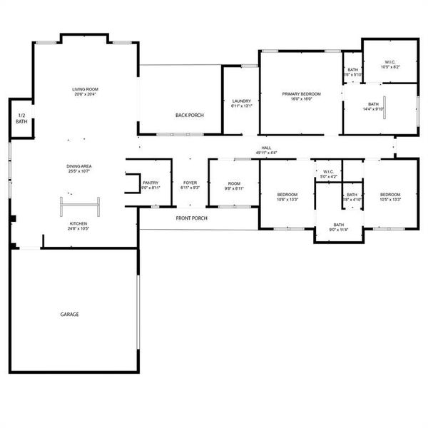 View of room layout View of room layout