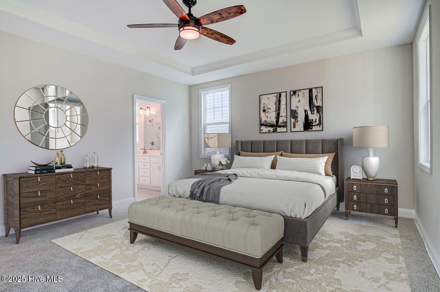 Furnished interior view inside a new home in Legacy Lakes, Aberdeen (Image 15).