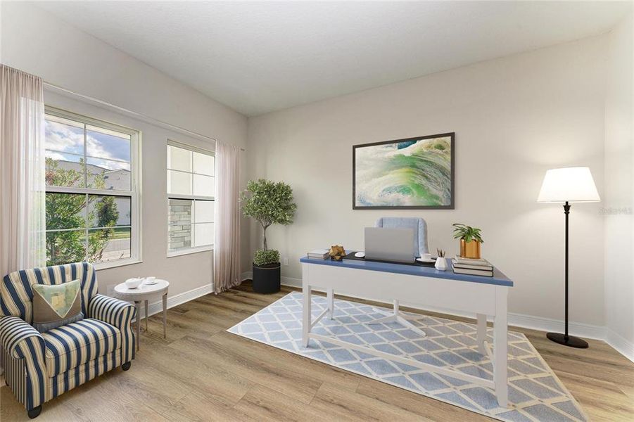 Furnished interior view inside a new home in Crestwood Estates, Valrico (Image 7).