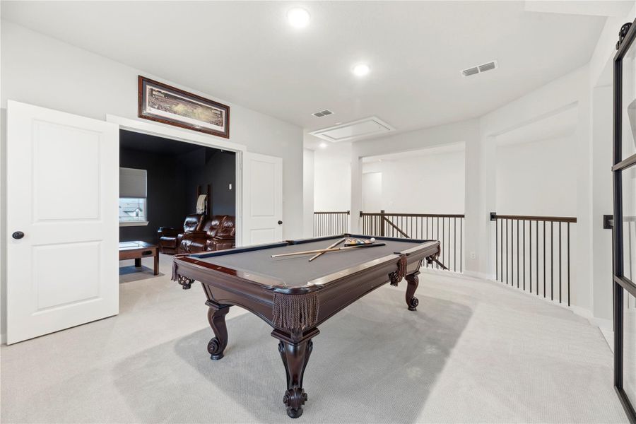 Furnished interior view inside a new home in Towne Lake 45', 50', 80', Cypress (Image 11).