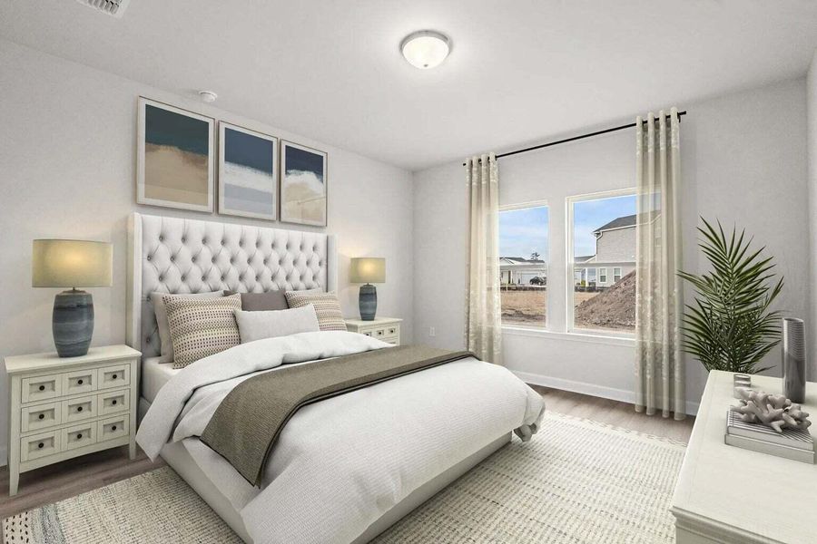 Furnished interior view inside a new home in , Ravenel (Image 6).