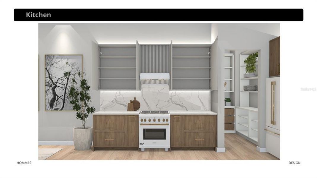 Furnished interior view inside a new home in , Winter Park (Image 32).