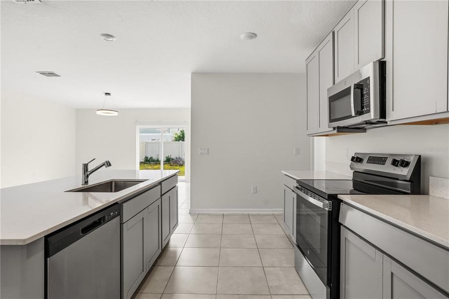 Furnished interior view inside a new home in Cascades, Davenport (Image 7).
