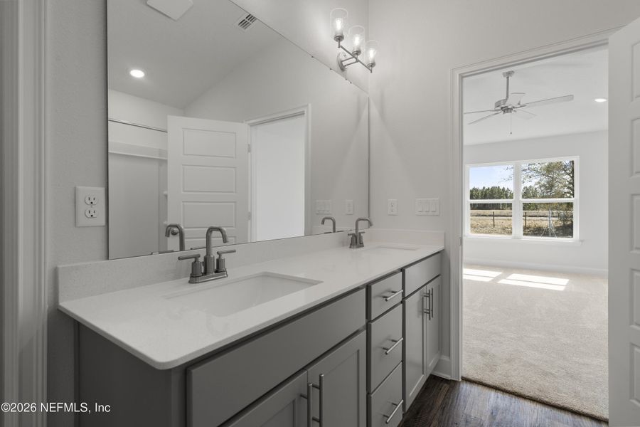 Furnished interior view inside a new home in Shadow Crest at Rolling Hills, Green Cove Springs (Image 5).