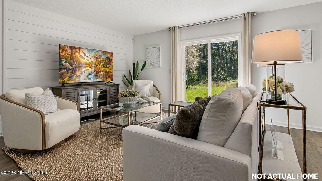 Furnished interior view inside a new home in Copes Landing, Jacksonville (Image 13).
