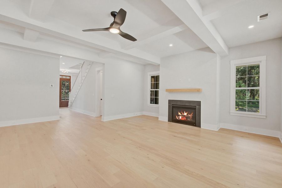 Spacious, unfurnished interior of a new home in , Johns Island (Image 51).