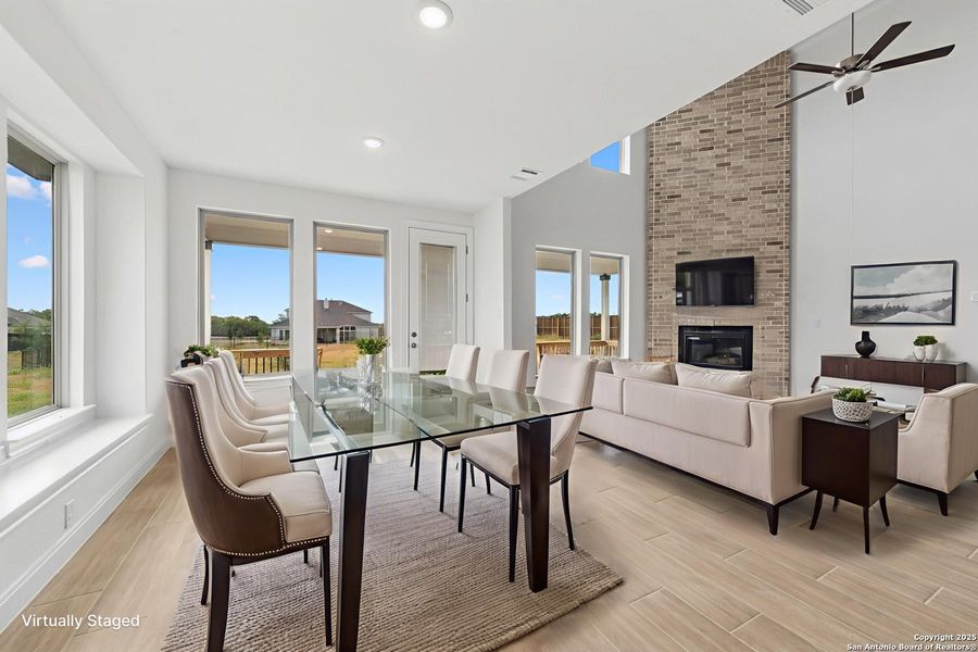 Furnished interior view inside a new home in Everly Estates, San Antonio (Image 4). Furnished interior view inside a new home in Everly Estates, San Antonio (Image 4).