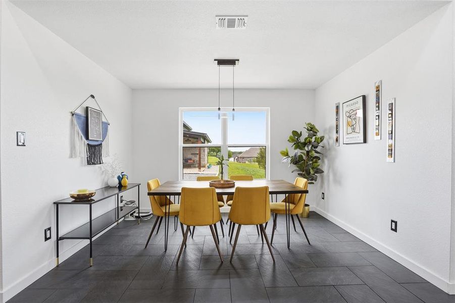 Furnished interior view inside a new home in , Granbury (Image 19).