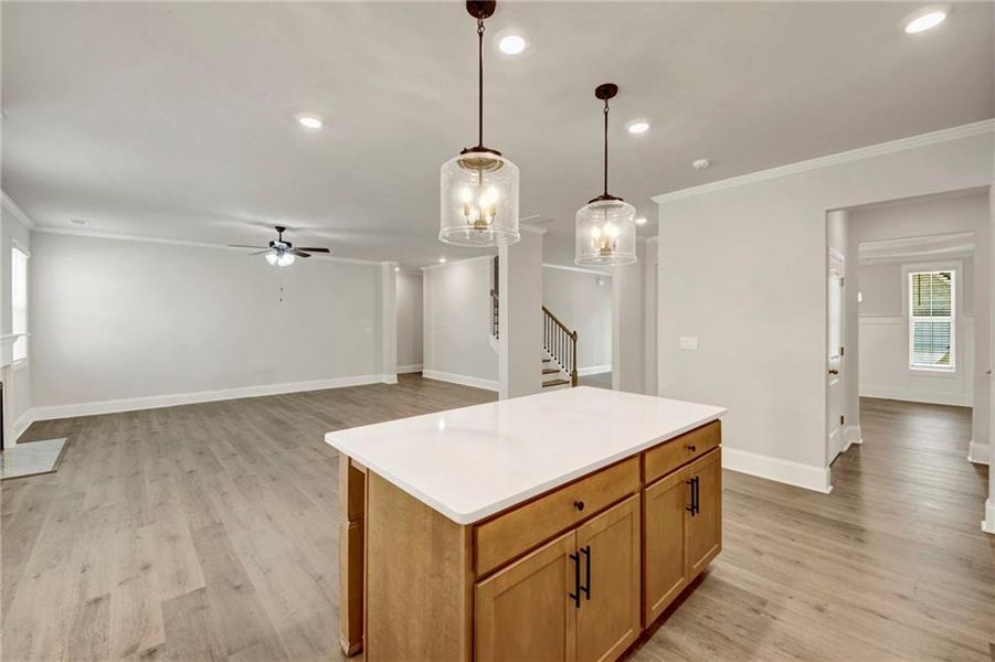Furnished interior view inside a new home in Butner Estates, College Park (Image 12).
