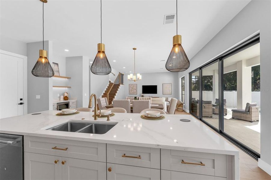 Furnished interior view inside a new home in College Park, Orlando (Image 19).