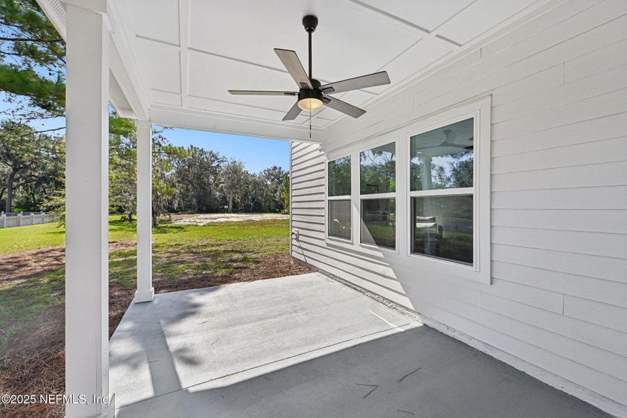 Exterior details and patio area of a home in , Fernandina Beach (Image 3).