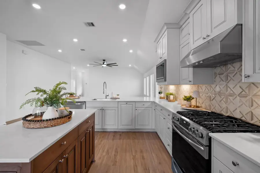 Furnished interior view inside a new home in Sunterra: Bristol Collection, Katy (Image 5).