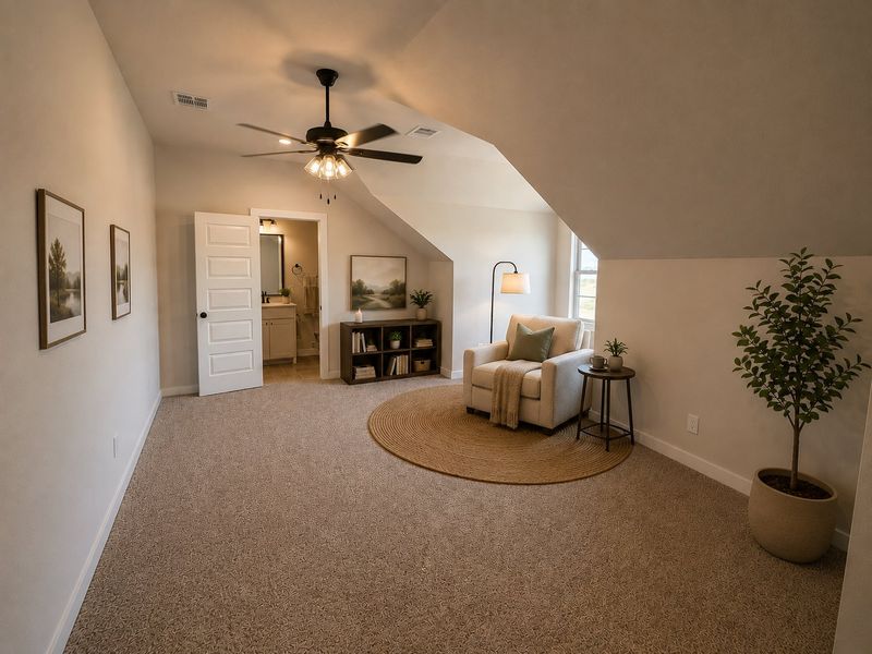 108 Loveta Lane - Bonus Room - AI Staged Rendering 108 Loveta Lane - Bonus Room - AI Staged Rendering