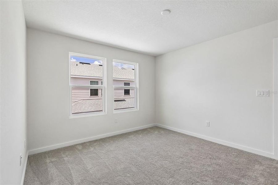 Spacious, unfurnished interior of a new home in Cyrene at Harmony, St. Cloud (Image 27). Spacious, unfurnished interior of a new home in Cyrene at Harmony, St. Cloud (Image 27).