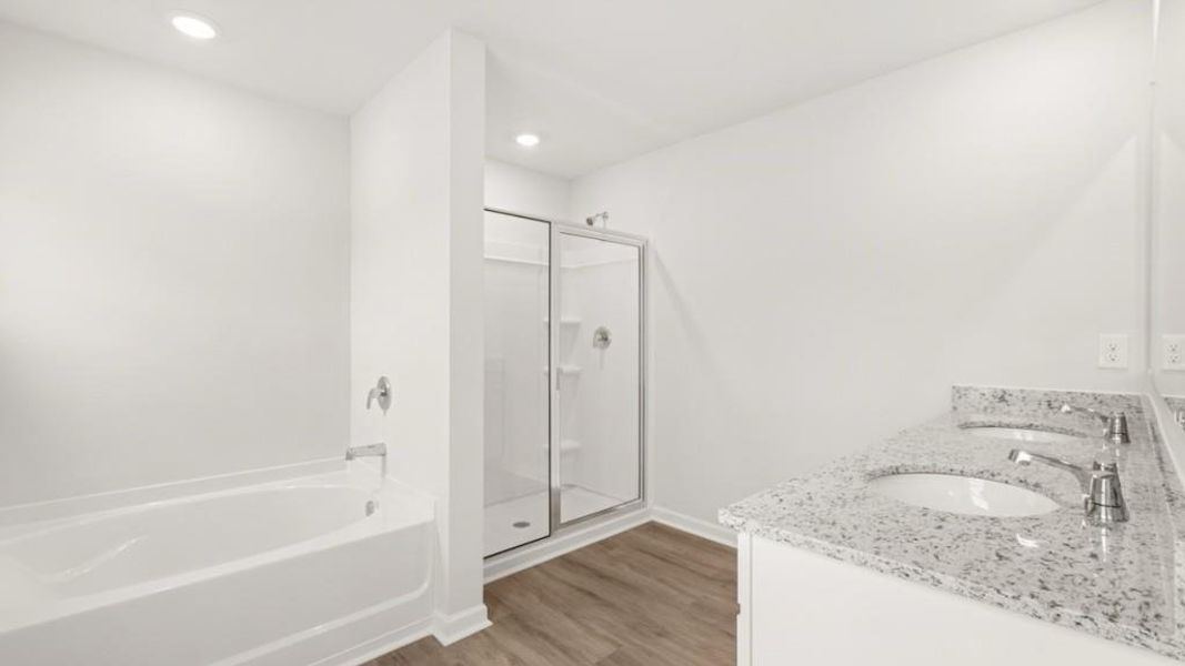 Furnished interior view inside a new home in Sheffield Highlands, Dallas (Image 7).