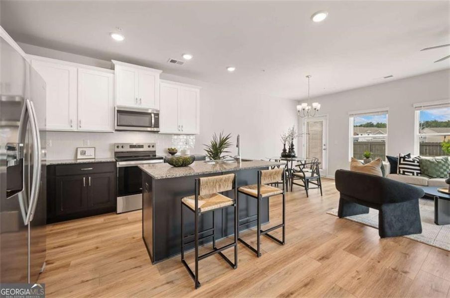 Furnished interior view inside a new home in Walden Park – The Collection, Jonesboro (Image 6).