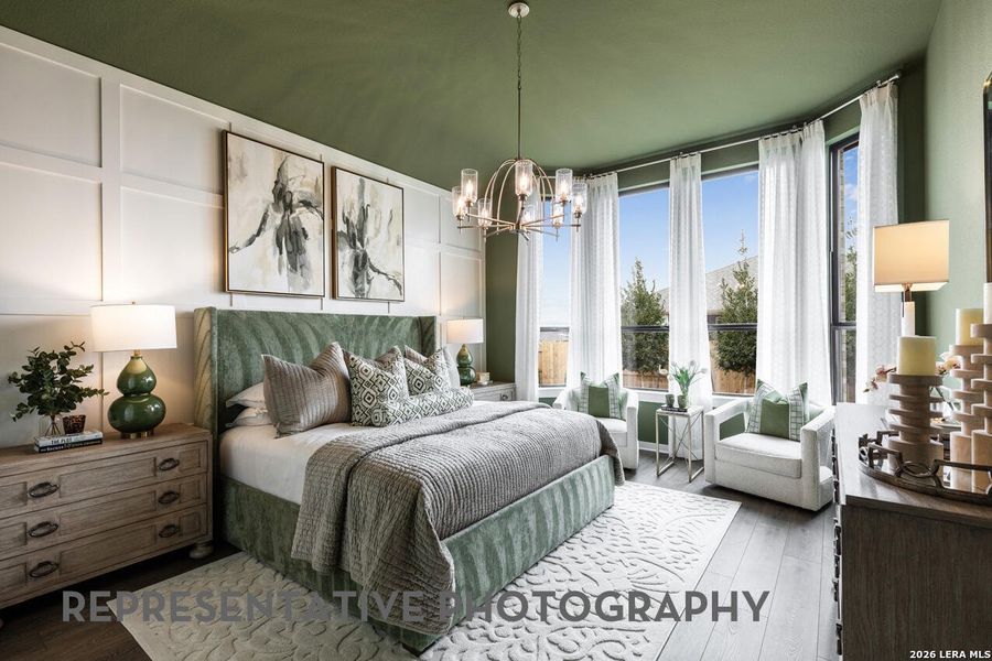 Furnished interior view inside a new home in The Ranches at Creekside, Boerne (Image 31).