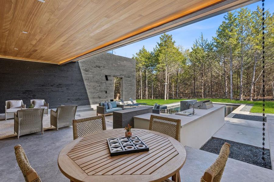 Exterior details and patio area of a home in , McKinney (Image 22).
