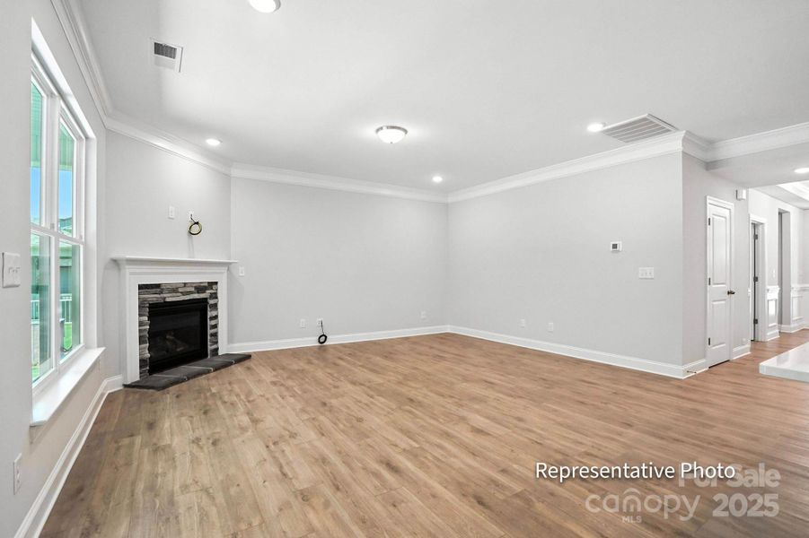 Spacious, unfurnished interior of a new home in The Meadows at Laurelbrook, Sherrills Ford (Image 14).