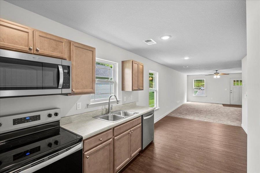 Furnished interior view inside a new home in Gentry Place, Spartanburg (Image 3).
