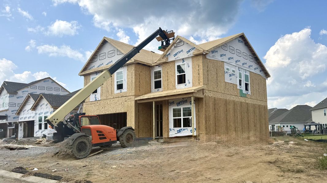 *Photo of actual home in progress.