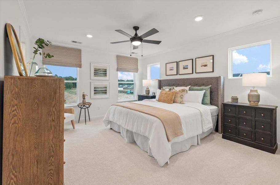 Furnished interior view inside a new home in The Landings at Montague, Goose Creek (Image 8).