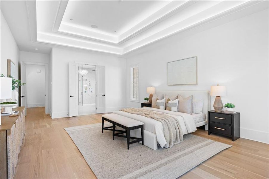 Furnished interior view inside a new home in , Milton (Image 28).