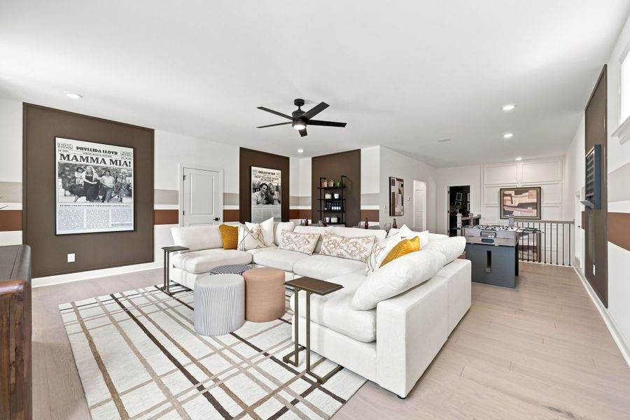 Representative furnished interior of a home built from the The Barrington by Davidson Homes LLC in Ashland, Holly Springs (Image 43).